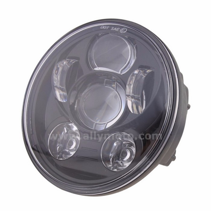 154 5 75 Inch Daymaker Projector Led Headlight Harley Davidson Headlamp 45W Chrome@3